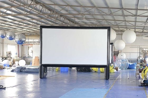 Blow Up Projector Screen Outdoor Airtight PVC  Tarpaulin Inflatable Cinema Screen
