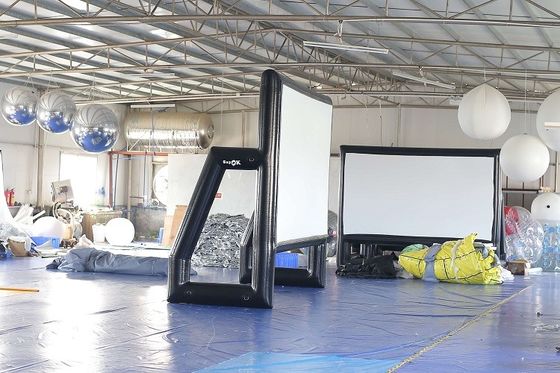 Blow Up Projector Screen Outdoor Airtight PVC  Tarpaulin Inflatable Cinema Screen