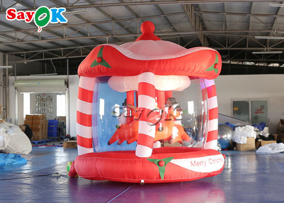 Customized 3m Outdoor Inflatable Christmas Carousel