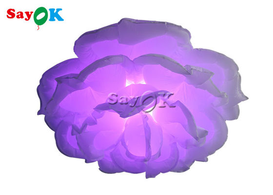 Wedding Stage Inflatable Lighting Decoration Led Rose Flower