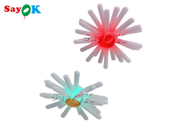 Hanging Event Inflatable Flower With Lights Multi Color