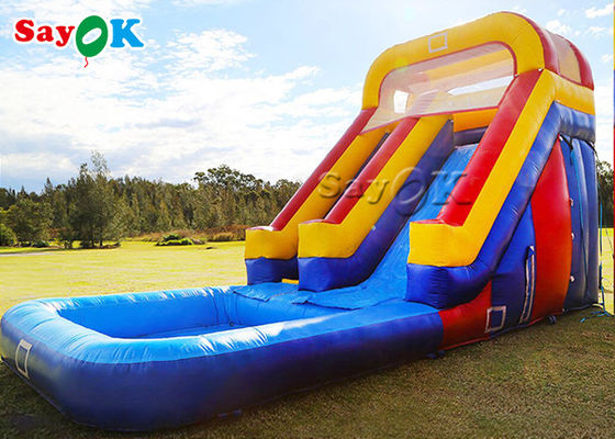 Commercial Inflatable Slide Outdoor Inflatable Water Slides Backyard Adult Kid Playground PVC Inflatable Pool Slide