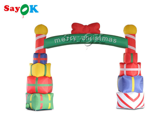 5x4m Inflatable Holiday Decorations Gift Box Christmas Arch