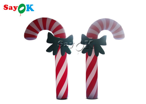 2m  Inflatable Arch Christmas Crutches With Led Light