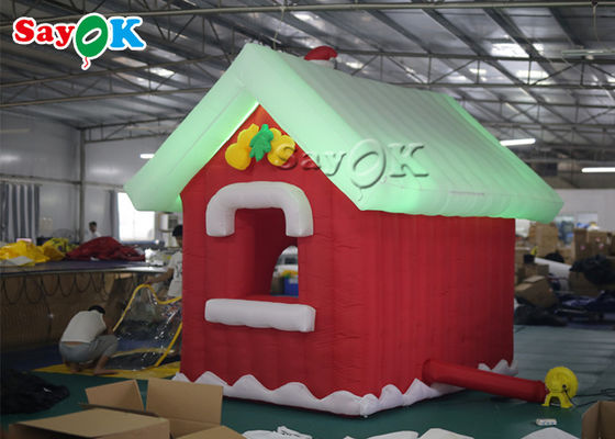 3*3*3m Oxford Inflatable Christmas Village House For Party