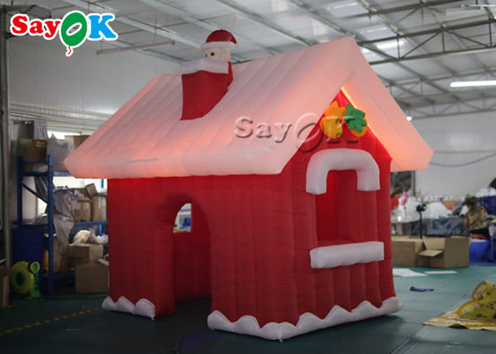 3*3*3m Oxford Inflatable Christmas Village House For Party