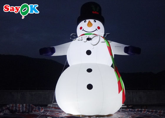 LED Lights Christmas Inflatable Snowman For Yard Decoration