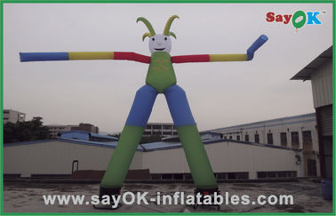 Inflatable Wacky Waving Tube Man Custom Inflatable Advertising Air Dancer / Wave Man With Two Legs