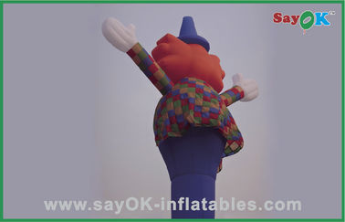 Inflatable Tall Man Single Leg Clown Type Inflatable Air Dancer , Blow Up Dancing Man
