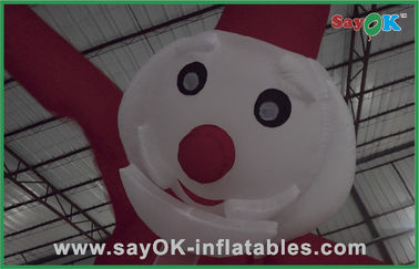 Air Advertising Man Snowman Shape Indoor Inflatable Air Dancer For Holiday Advertising