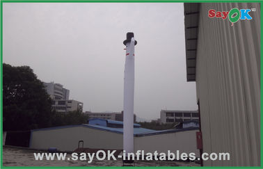 Inflatable Floppy Man White Outdoor Advertising Inflatable Air Dancer With Hat H3m~H8m