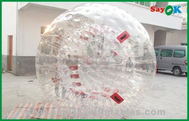 Inflatable Soccer Ball Game Commercial PVC Zorb Ball For Sports Game , Giant Inflatable Ball