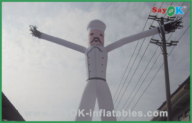 Inflatable Wiggle Man Double Leg Cartoon Character Inflatable Air Dancer , Arm Flailing Tube Man