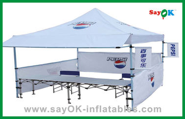 Pop Up Beach Tent Trade Show Display Oxford Cloth Folding Tent For Party Camping