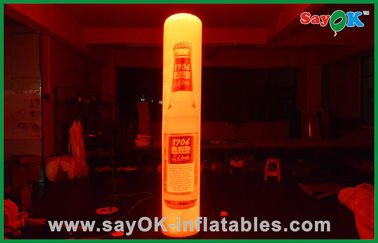 Promotional LED Inflatable Lighting Decoration Small Inflatable Pillar 2m Height