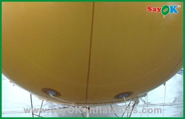 Gold Color Helium Inflatable Balloon For Outdoor Show Event 6m Height