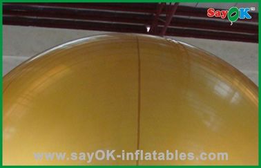 Gold Color Helium Inflatable Balloon For Outdoor Show Event 6m Height