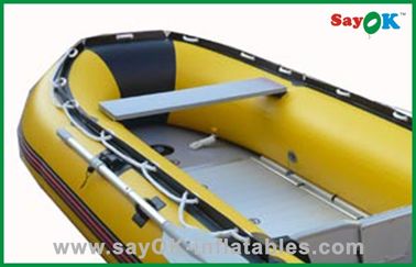 Fire Resistant 4 Man PVC Inflatable Boats Outdoor Fishing Paddle Boats