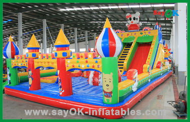 Mickey Mouse Inflatable Bounce House Kids Fun Inflatable Castle , Large Inflatable Bouncer , Giant Bouncy Castle