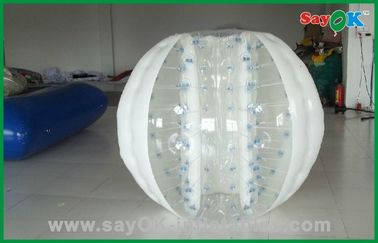 Hot Selling Bubble 0.6mm PVC/TPU 2.3x1.6m Inflatable Body Bumper Ball For Game