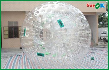 Inflatable Gladiator Game Giant Human Hamster Ball Round Clear Customized For Rental