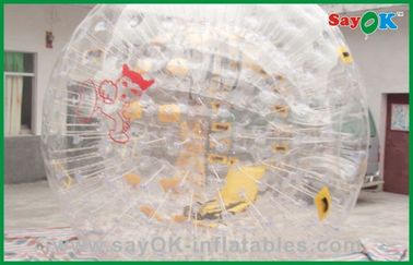 Giant Inflatable Outdoor Games PVC Bubble Human Sized Hamster Ball For Amusement Park 3.6x2.2m