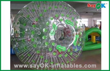 Funny Inflatable Hamster Ball PVC / TPU Transparent For Family