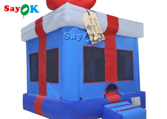 Commercial Christmas Inflatable Bouncy Castle Silk Printing