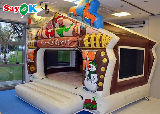 Indoor Snowman Inflatable Bounce House For Amusement Park