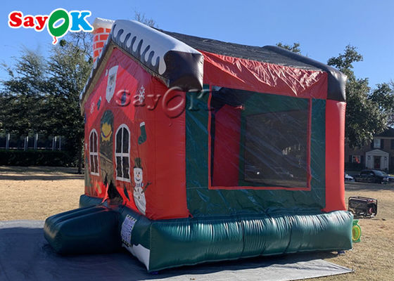 Indoor Snowman Inflatable Bounce House For Amusement Park