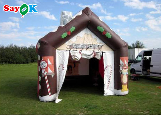 Inflatable House Tent Customized Outdoor Christmas Inflatable Tent For Kid Party