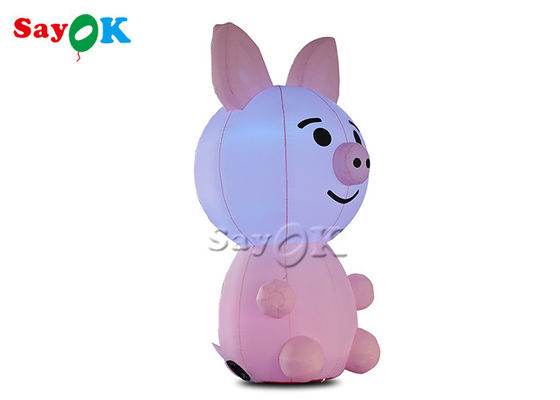 Advertising 2.8m Custom Inflatable Products Blow Up Mascot Pig