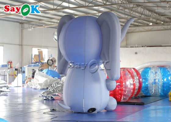 Inflatable Elephant Parade Event Inflatable Cartoon Characters Elephant With Blower