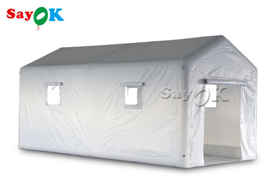 Inflatable Pole Tent Inflatable Emergency 6x3x3mH Medical Isolation Tents