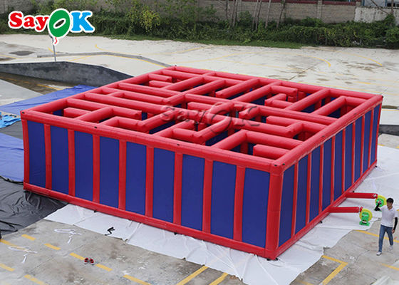Inflatable Party Games Commercial Outdoor Carnival 10x10x3m Inflatable Labyrinth Maze