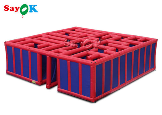 Inflatable Party Games Commercial Outdoor Carnival 10x10x3m Inflatable Labyrinth Maze