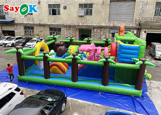 Waterproof Inflatable Playground Naughty Fort Castle Slide