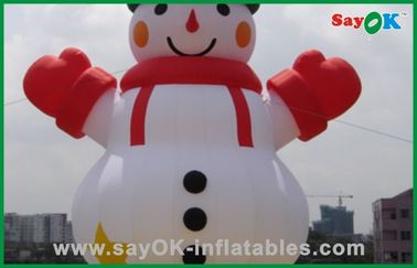 Christmas Santa Snowman Inflatable Christmas Decoration 5m Height