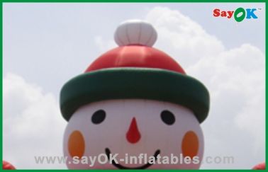 Christmas Santa Snowman Inflatable Christmas Decoration 5m Height