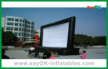 School Inflatable Movie Screen Oxford Cloth Blow Up Movie Screen