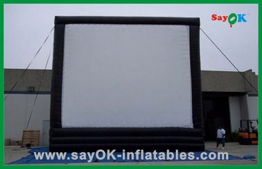 Backyard Inflatable Movie Screen With UL Blower Oxford Cloth