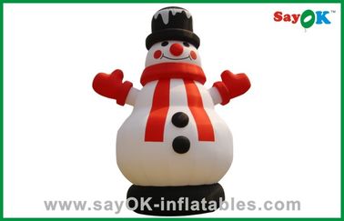 huge Christmas Snowman Inflatable Holiday Decorations Oxford Cloth