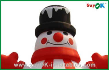 huge Christmas Snowman Inflatable Holiday Decorations Oxford Cloth