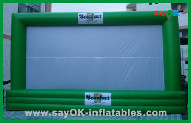 Air Screen Waterproof Commercial Inflatable Movie Screen , Outdoor Inflatable Movie Theater