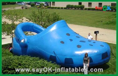 Blue Giant Inflatable Shoe Polyester Cloth Inflatable Advertising Products
