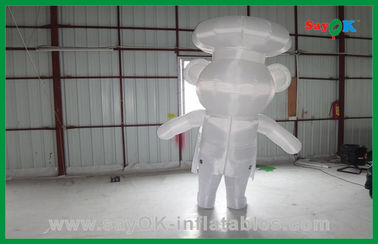 Inflatable Animal Balloons White Custom Advertising Inflatable Bear Inflatable Cartoon Characters