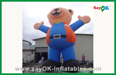 Giant Inflatable Bear 210D Oxford Cloth Inflatable Cartoon Characters Inflatable Cartoon Bear