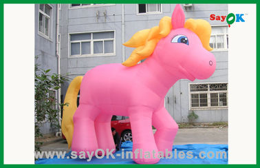 Cartoon Characters For Birthday Parties Pink Inflatable Horse Inflatable Cartoon Characters For Advertising