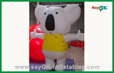 Moving Yellow And White Inflatable Mouse Inflatable Party Decorations