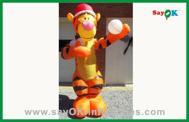 Inflatable Animal Costume Custom Orange Inflatable Monkey Inflatable Cartoon Character For Advertising